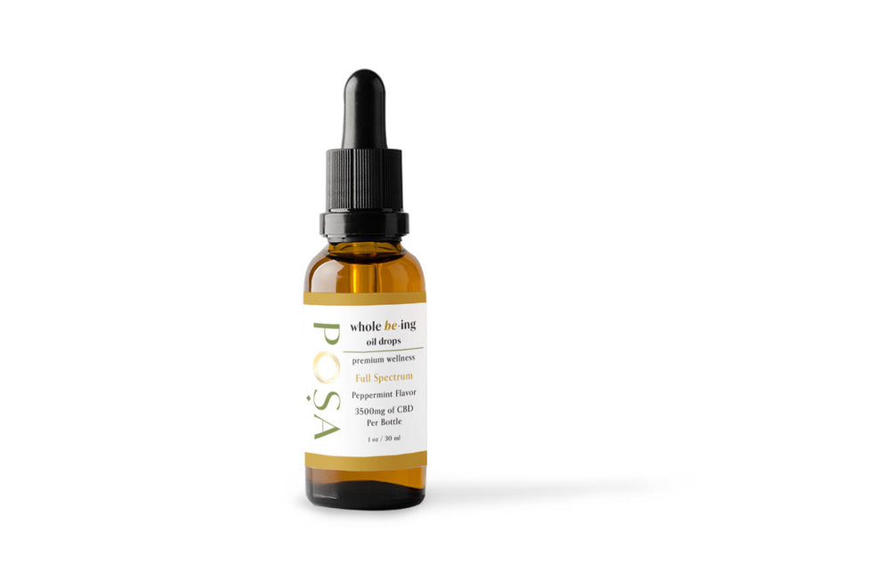 Whole BE-ing Oil Drops 3500 mg Peppermint Flavor