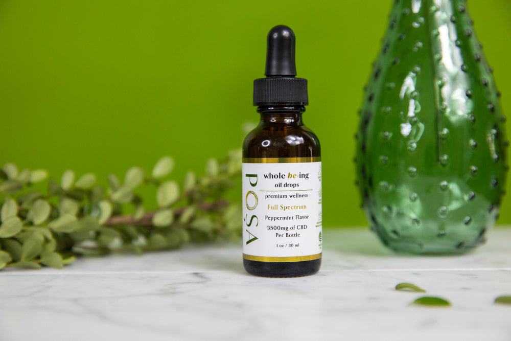 Whole BE-ing Oil Drops 3500 mg Peppermint Flavor